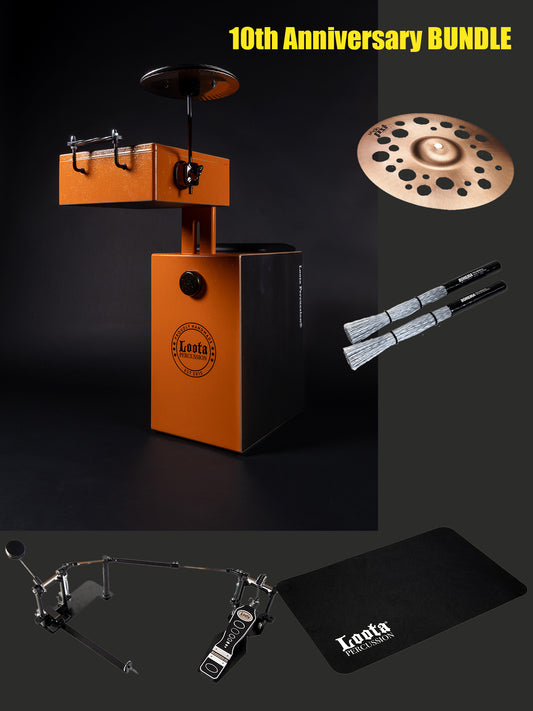 Loota 10th Anniversary edition BUNDLE. (Gold Sparkle Orange)